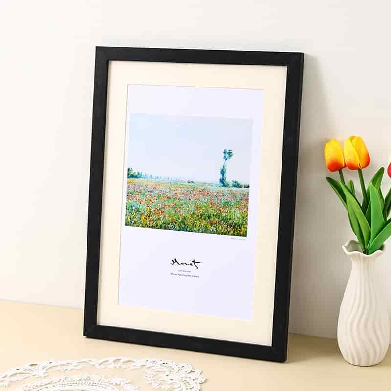 Minimalist Photo Frame for Wall Mounting A3, 16-inch Tabletop A4, 4K, 8K Puzzle Frame, Creative Wooden Photo Wall