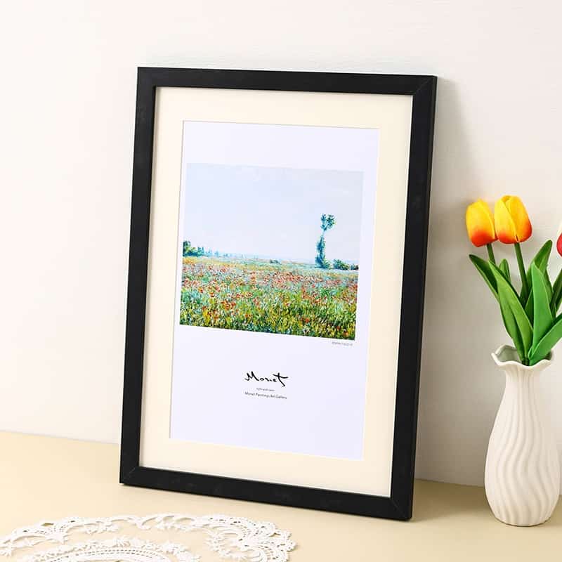 Minimalist Photo Frame for Wall Mounting A3, 16-inch Tabletop A4, 4K, 8K Puzzle Frame, Creative Wooden Photo Wall - 1