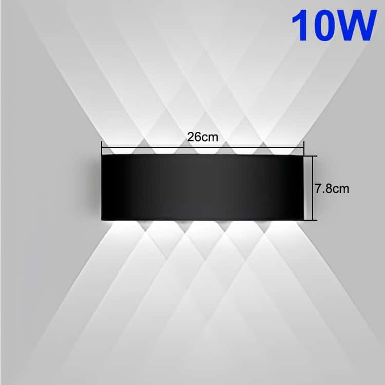 Modern Minimalist LED Telescope Wall Lamp - Indoor Up/Down Light for Living Room, Bedroom, Hallway, Stairs