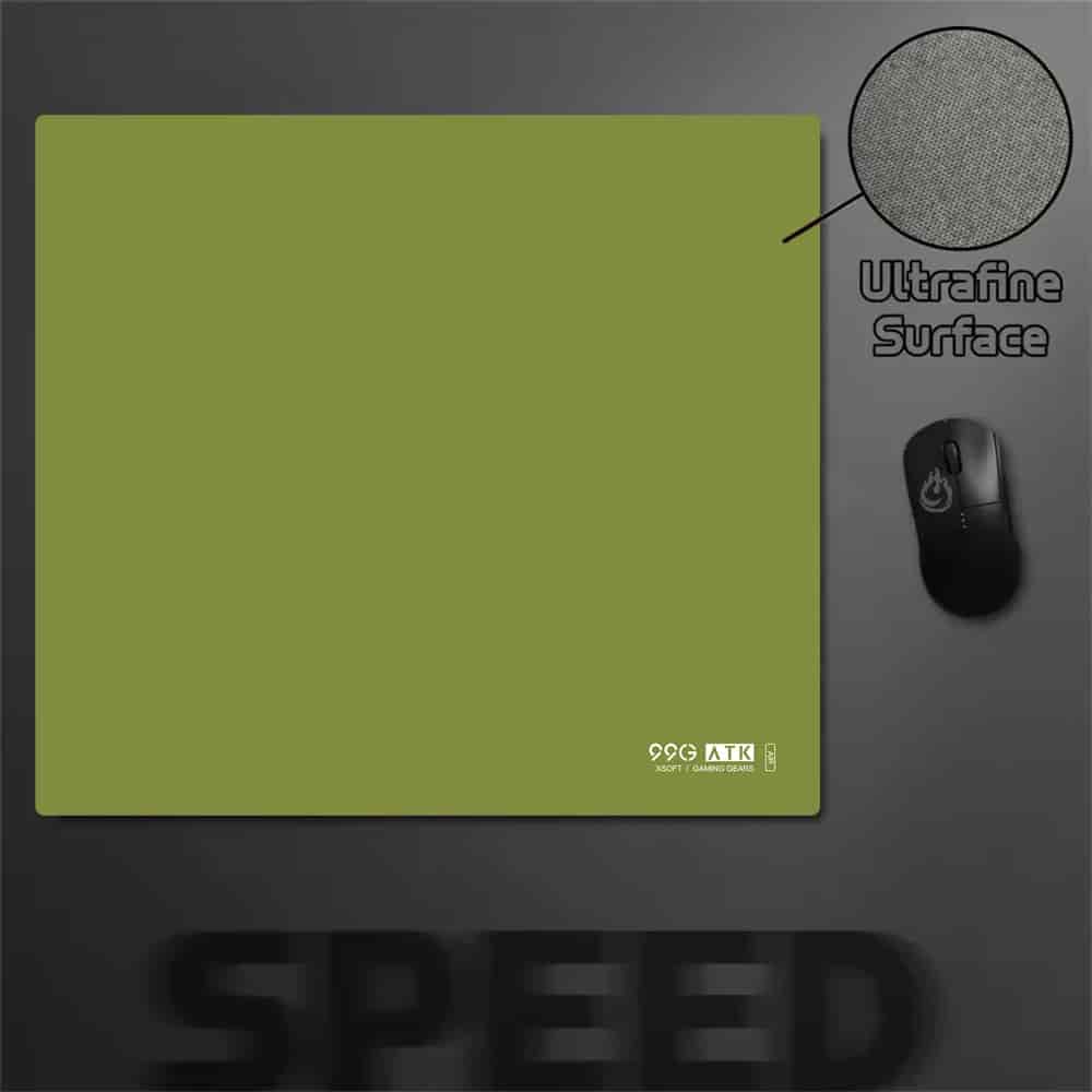 ATK 99G New Gaming Mouse Pad Non-Slip Durable Stitched Edge gaming mats desk accessories Computer mouse pads - 400X450X2mm · 99G AIR-Green